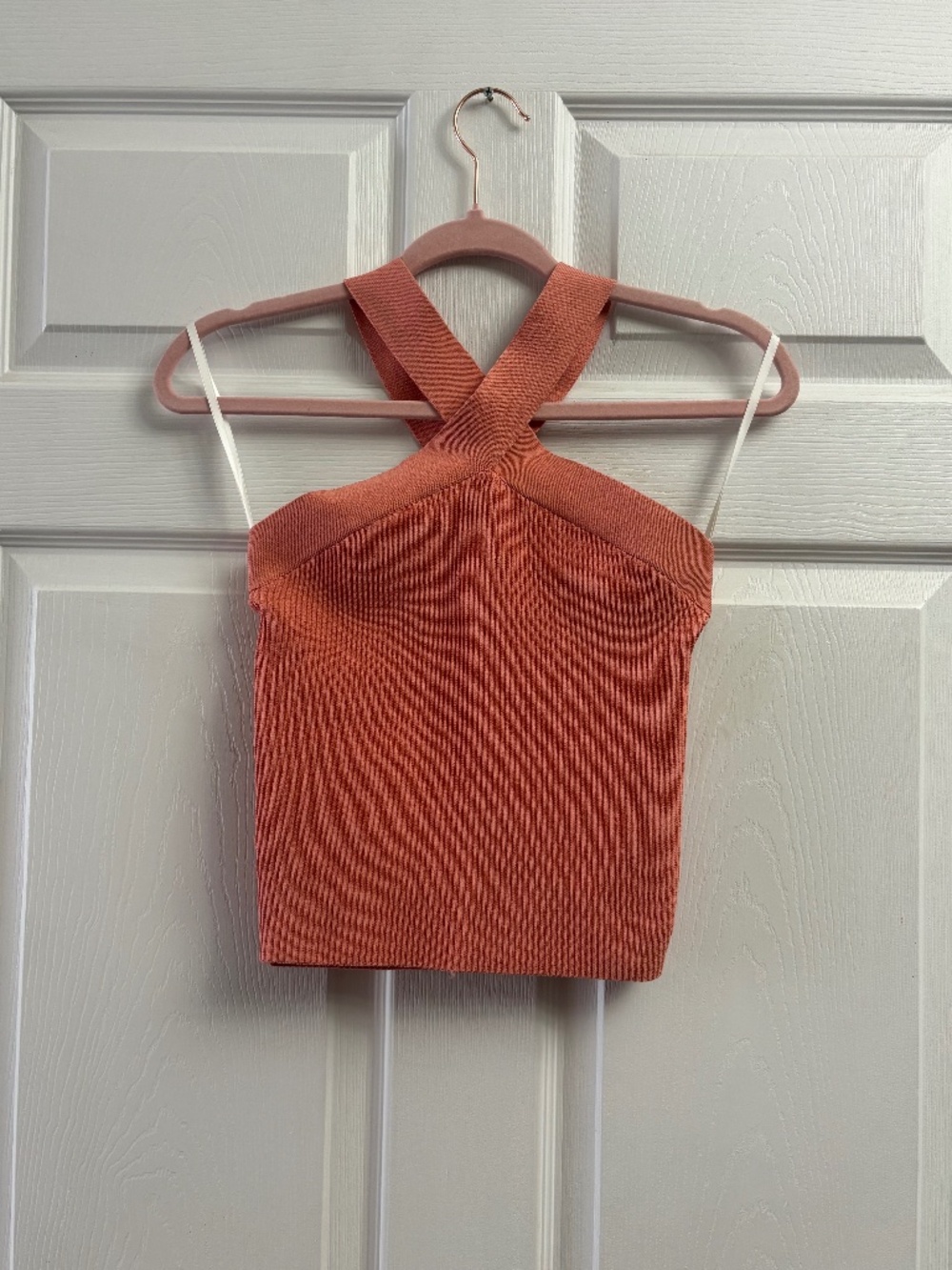 Women's Babaton Aritzia High Neck Ribbed Tank Top